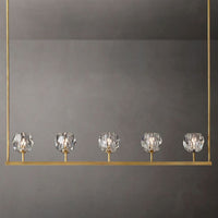 Boule De Radiant Crystal Linear Chandelier 48"