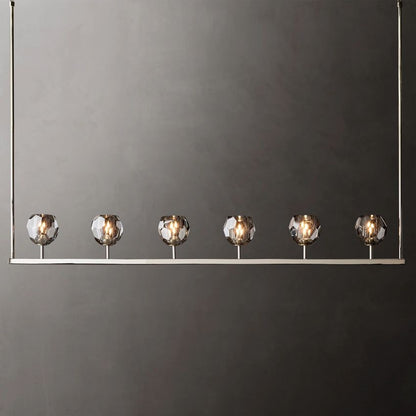 Boule De Radiant Crystal Linear Chandelier 60"