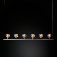 Boule De Radiant Crystal Linear Chandelier 60"