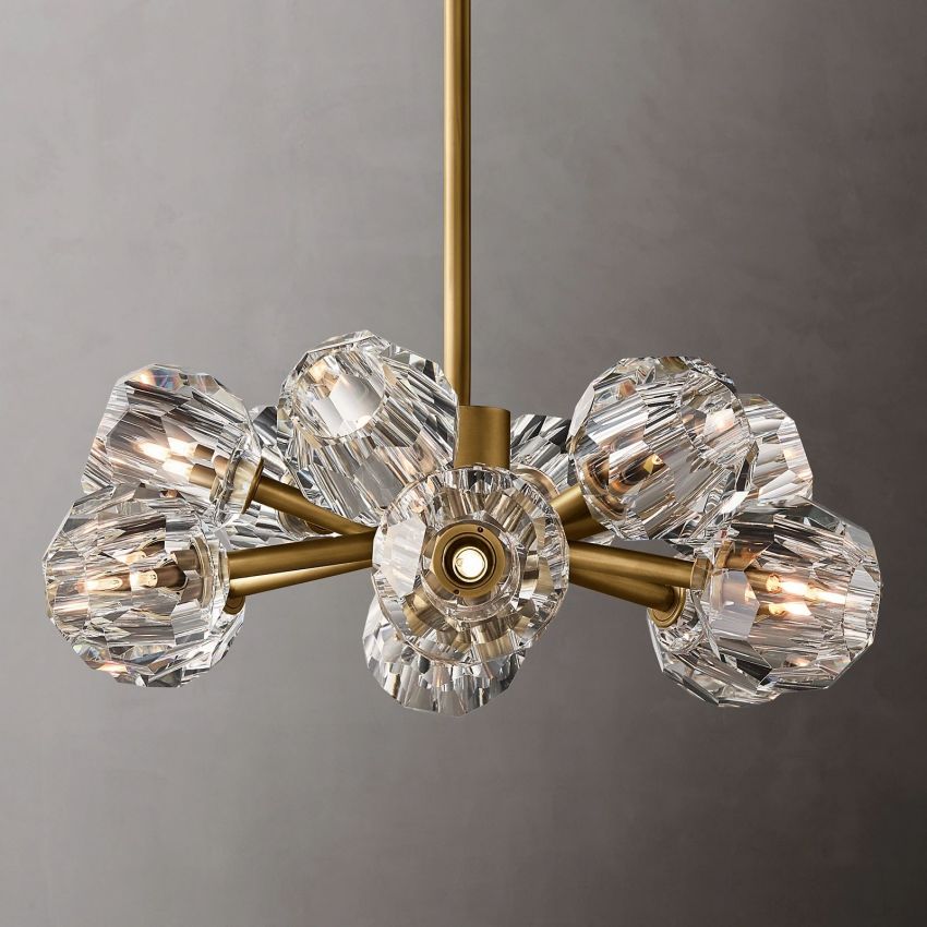 Boule De Radiant Crystal Round Chandelier 24"
