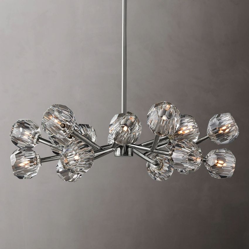 Boule De Radiant Crystal Round Chandelier 36"