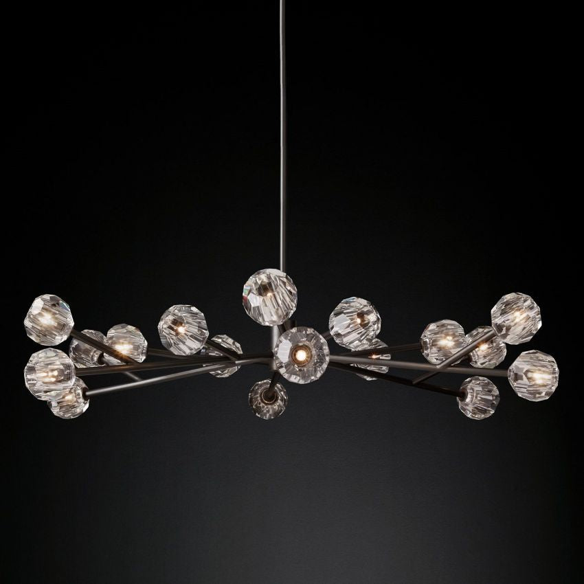 Boule De Radiant Crystal Round Chandelier 60"