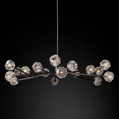 Boule De Radiant Crystal Round Chandelier 60"