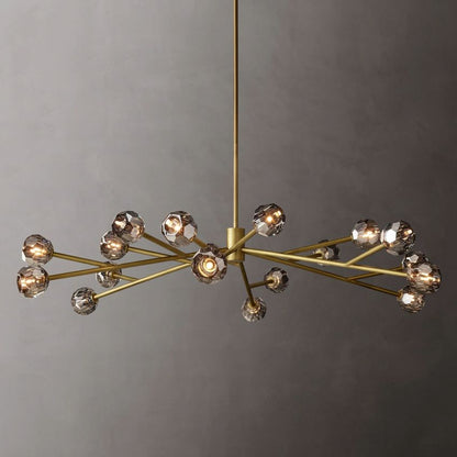 Boule De Radiant Crystal Round Chandelier 72"