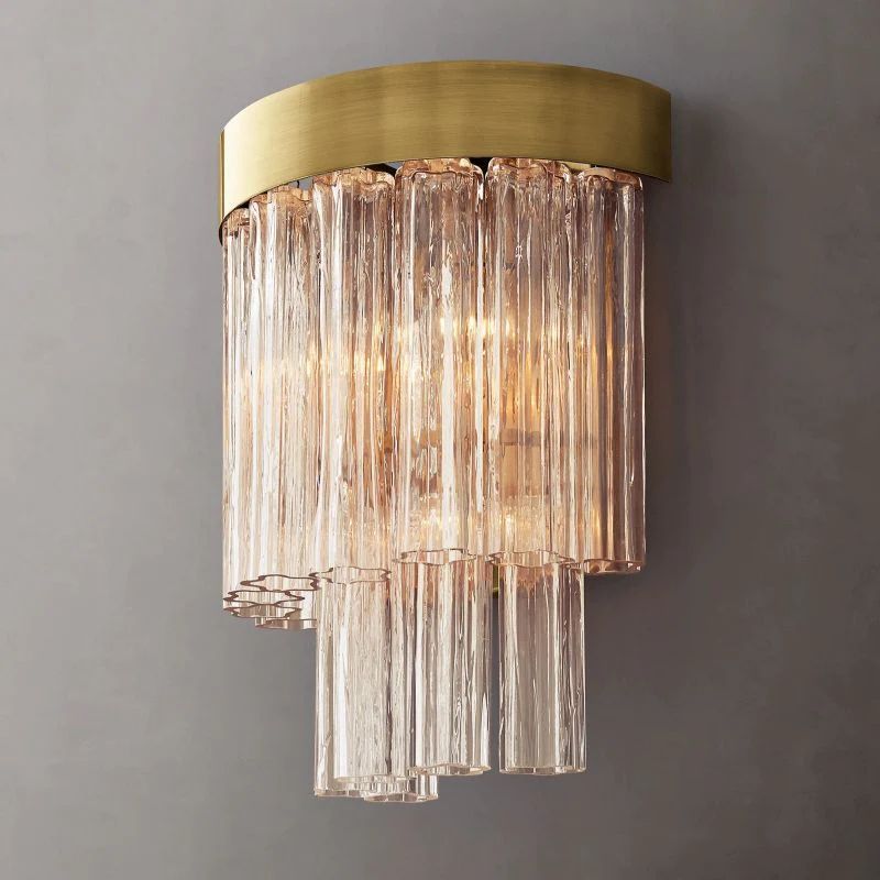 Cielo Lustred Glass Wall Sconce
