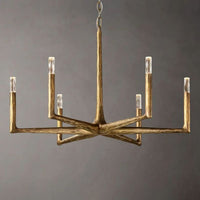 Thaddeus Artisan Forged Round Chandelier 36"