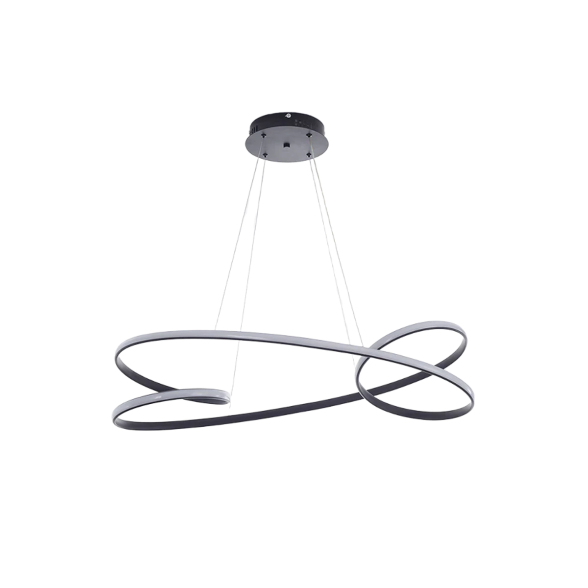 Modern LED Ring Pendant Light — Metal