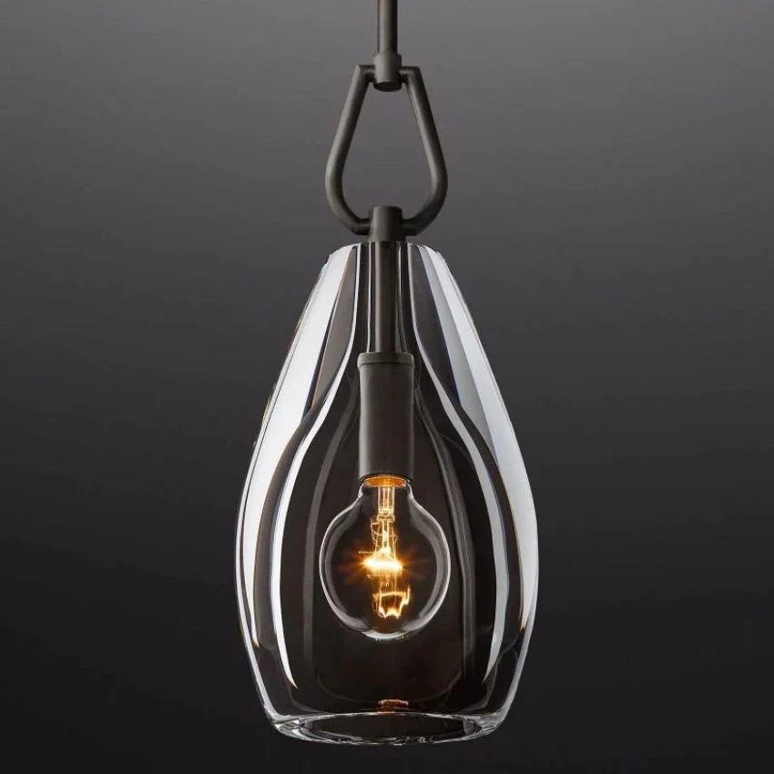 Botanist Crystal Flute Pendant Light