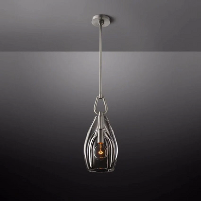 Botanist Crystal Flute Pendant Light