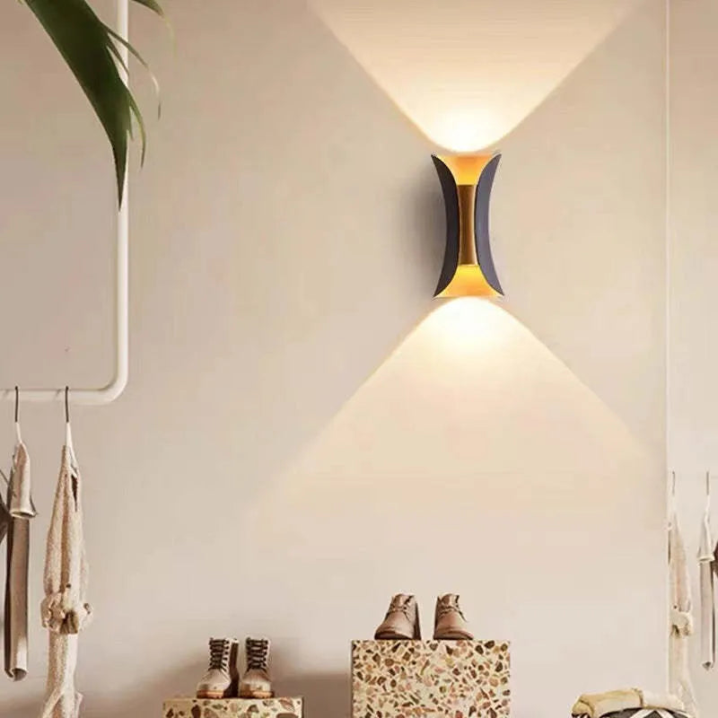 Irondale Curved LED Outdoor Wall Light