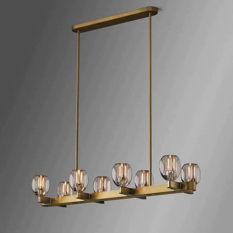Cono Crystal 8-Lights Dining Pendant