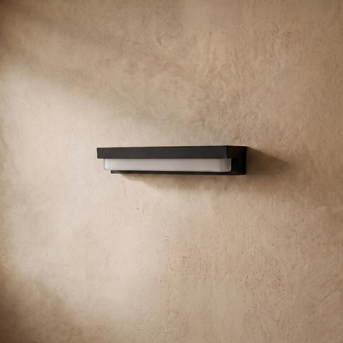 Arcato Modern Solar Linear Outdoor Wall Lamp