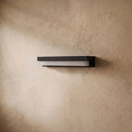Arcato Modern Solar Linear Outdoor Wall Lamp