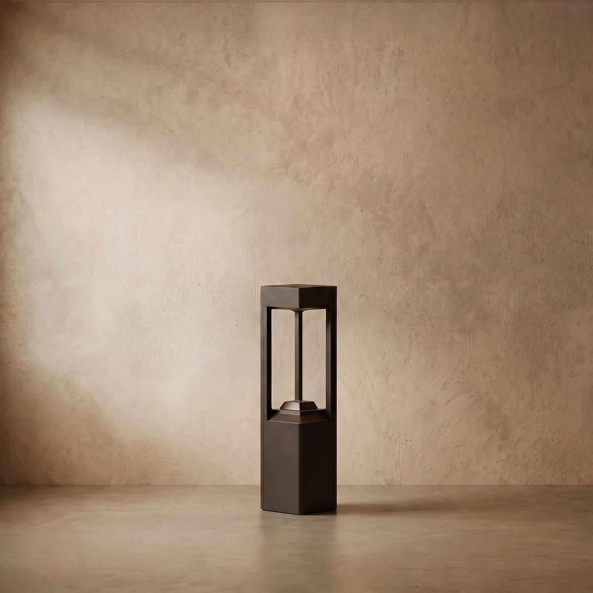 Arcato Modern Rectangular Solar Bollard Light
