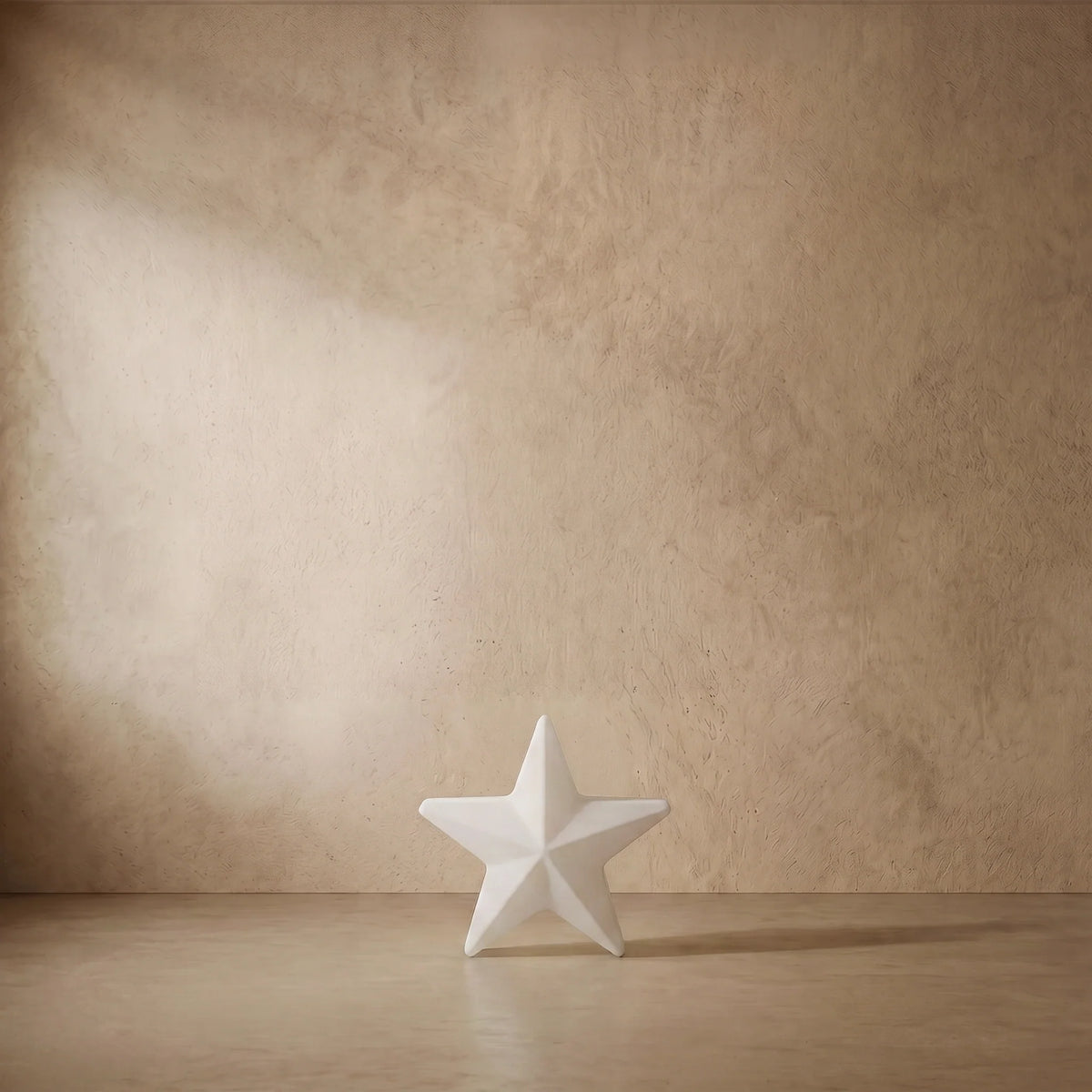 drainpangolin Vivara Modern Outdoor Path Lamp - White Acrylic Star Design Garden and Courtyard