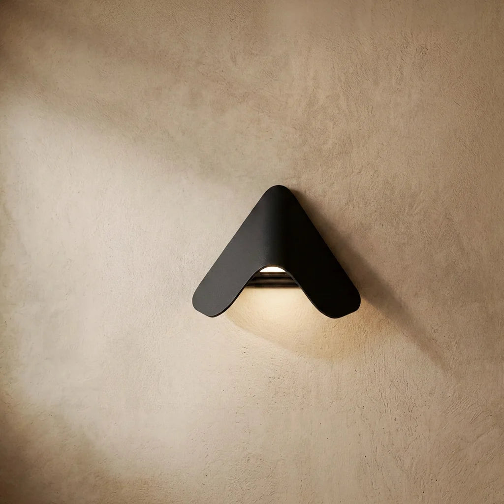 drainpangolin Arcato Modern Triangle Wall Lamp - Outdoor Light for Garden