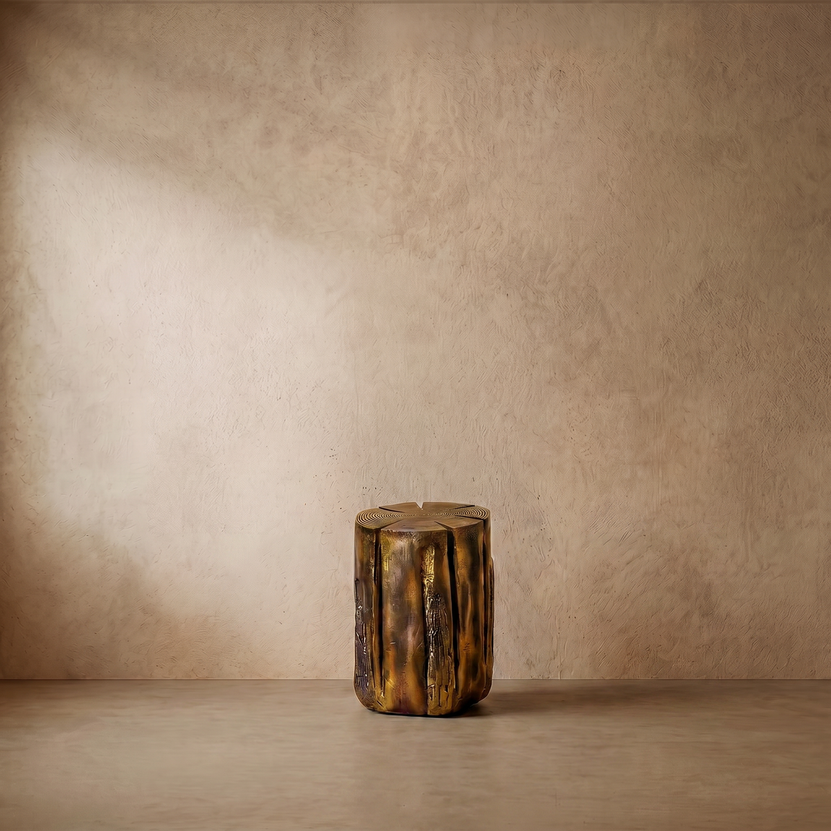 Botanica Art Deco Tree Stump Outdoor Lamp