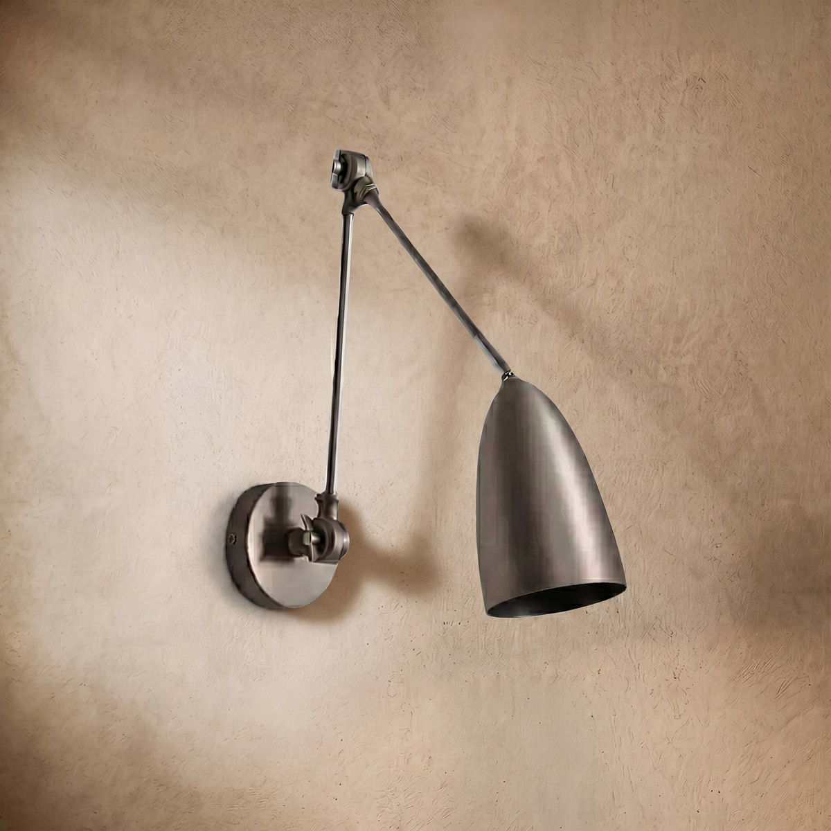 drainpangolin Irondale Industrial Adjustable Wall Lamp Metal Living Room