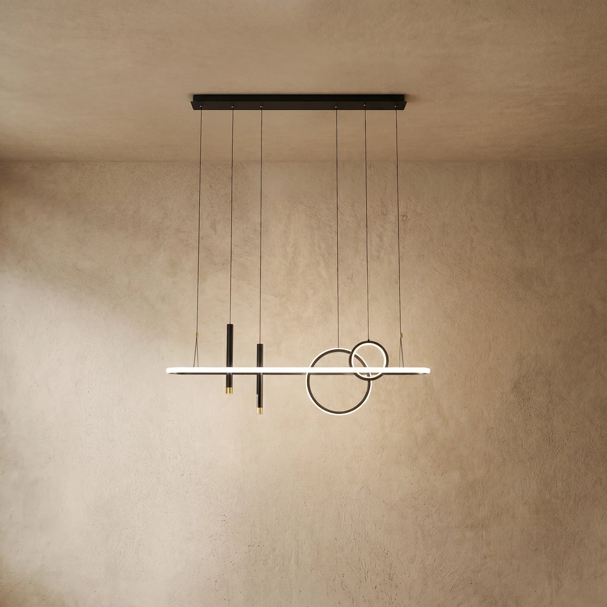 drainpangolin Arcato Modern Geometric Pendant Light for Dining Room