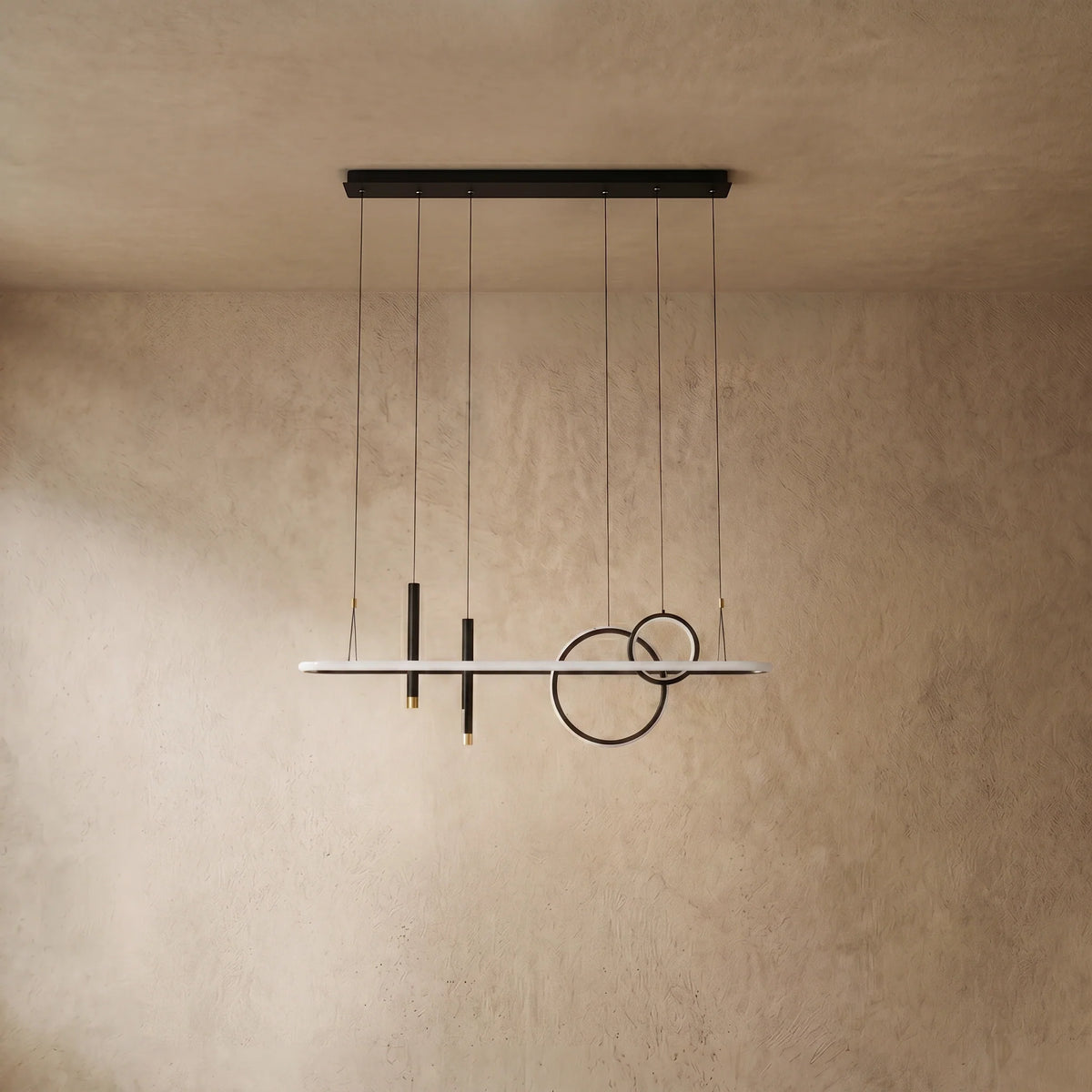 drainpangolin Arcato Modern Geometric Pendant Light for Dining Room